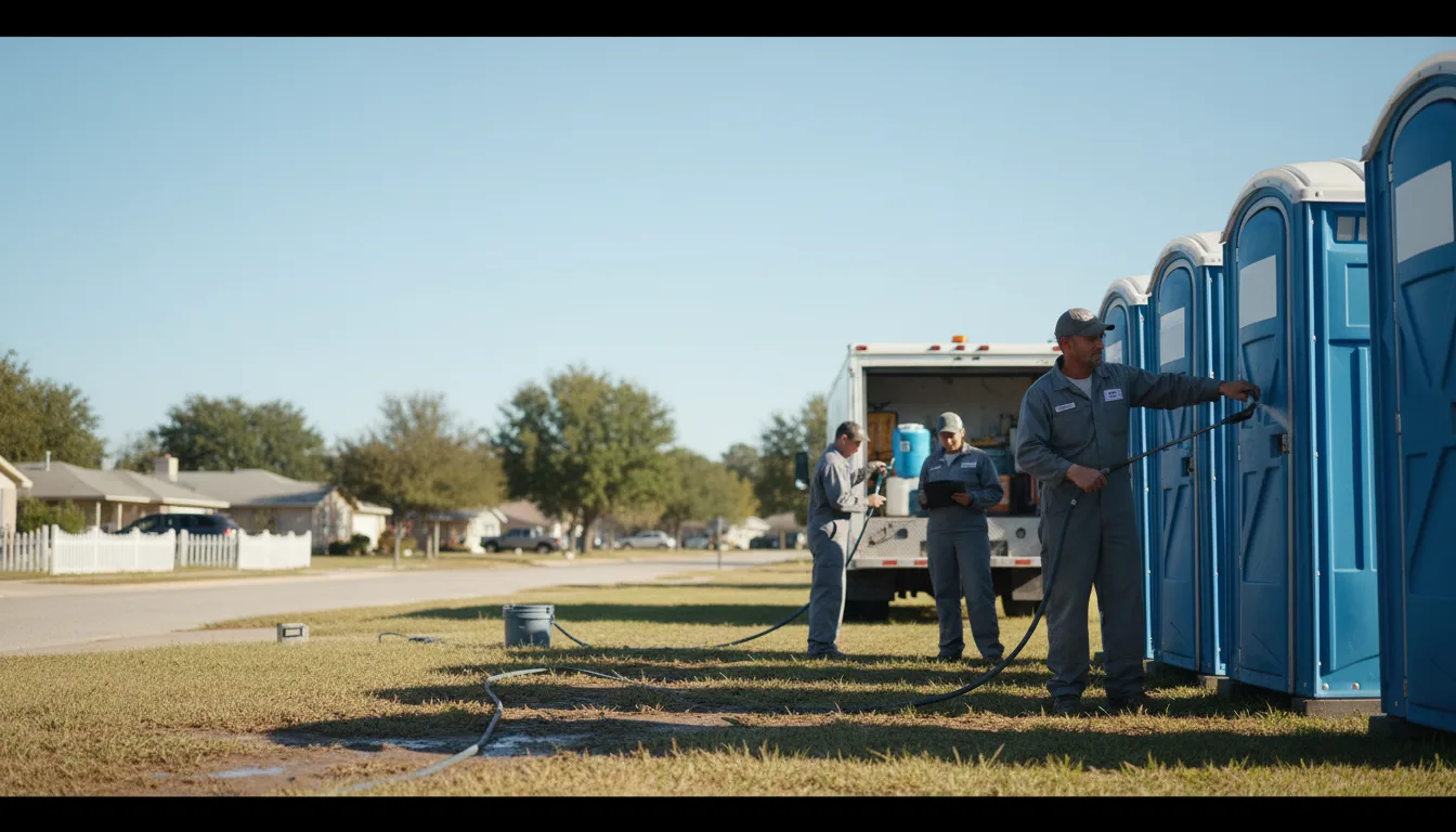 Long-Term Portable Toilet Rental in Spivey, KS near me